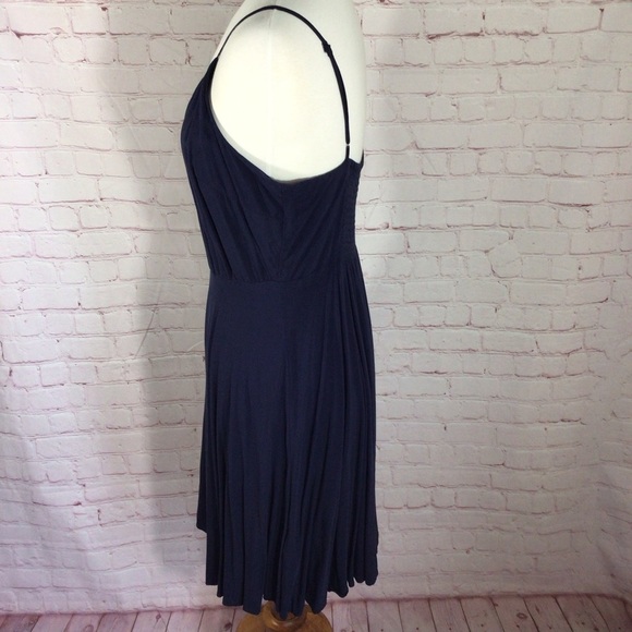 GAP Navy Blue Spaghetti Strap Dress - Size Medium - Picture 6 of 8